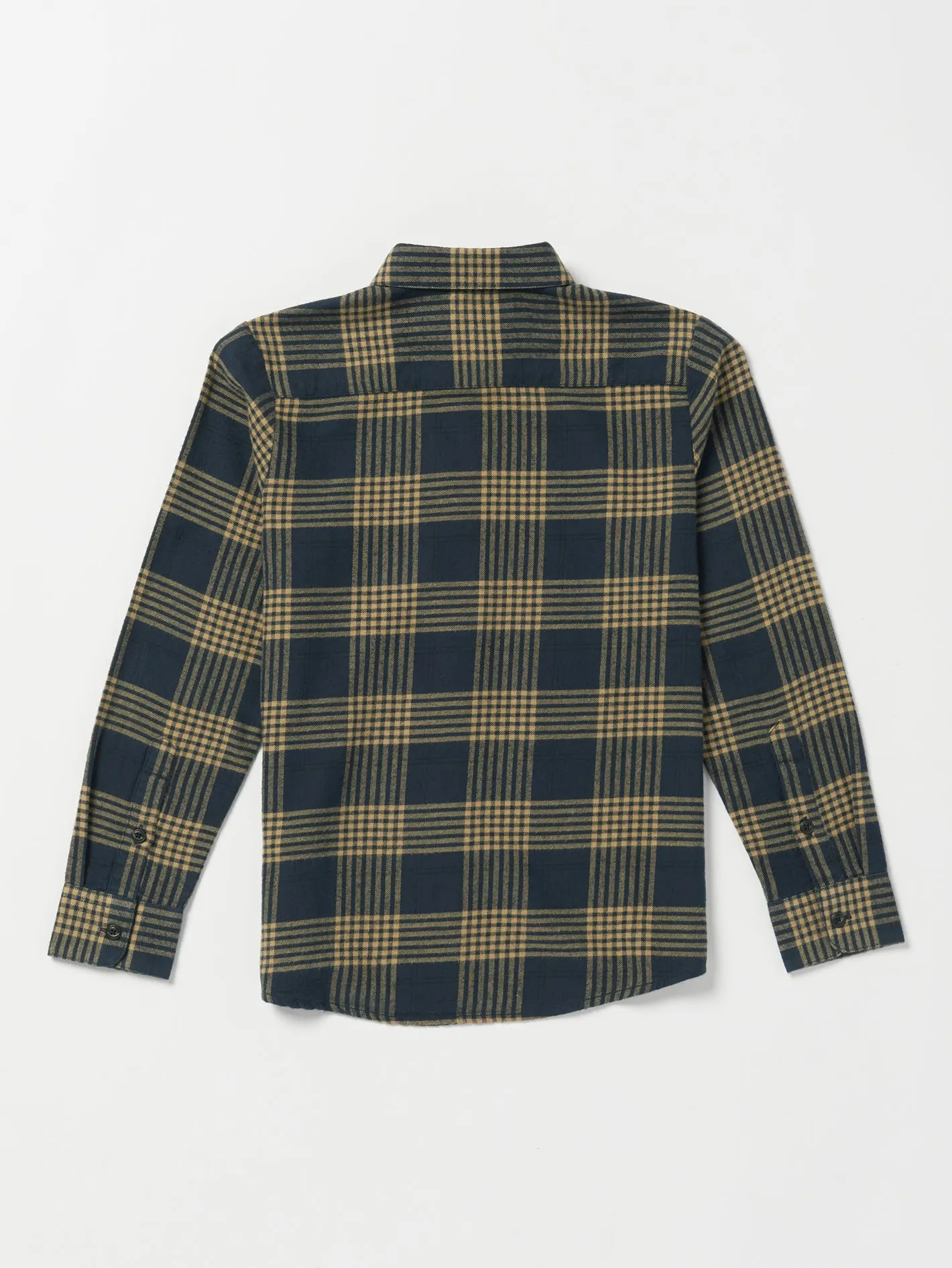 Big Boys Caden Plaid Flannel - Navy