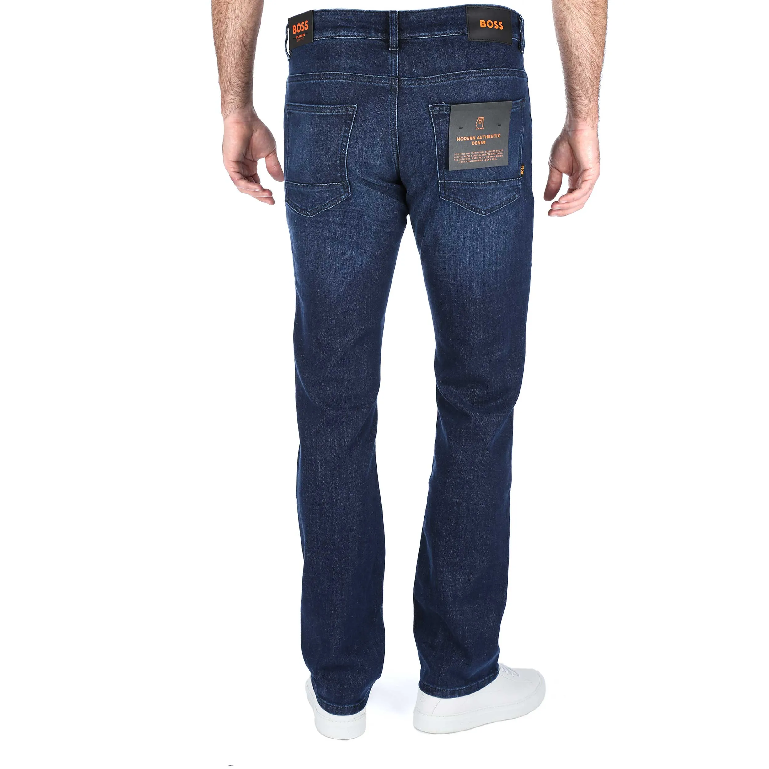 BOSS Delaware BC-L-P Jean in Medium Blue Wash