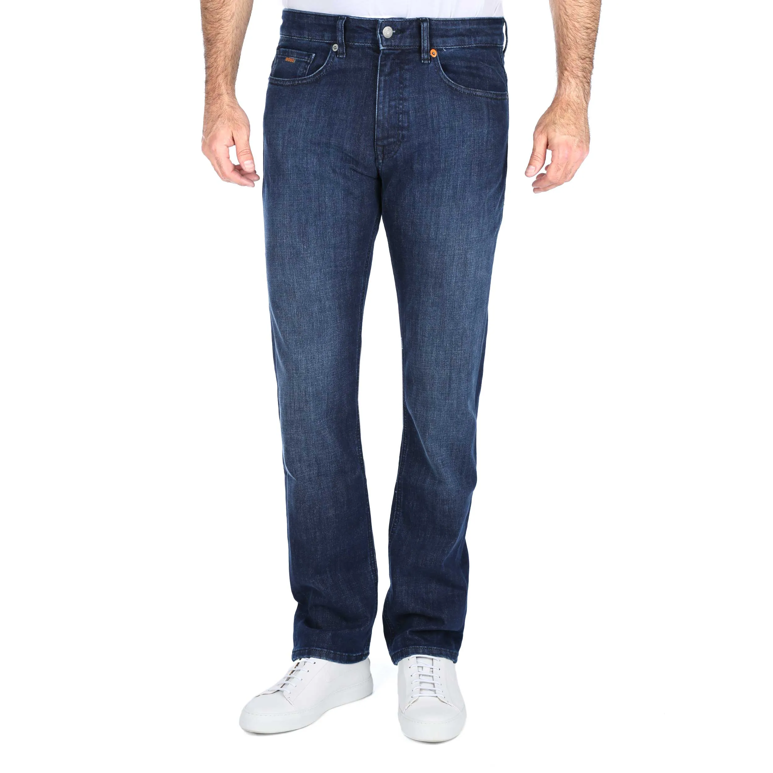 BOSS Delaware BC-L-P Jean in Medium Blue Wash