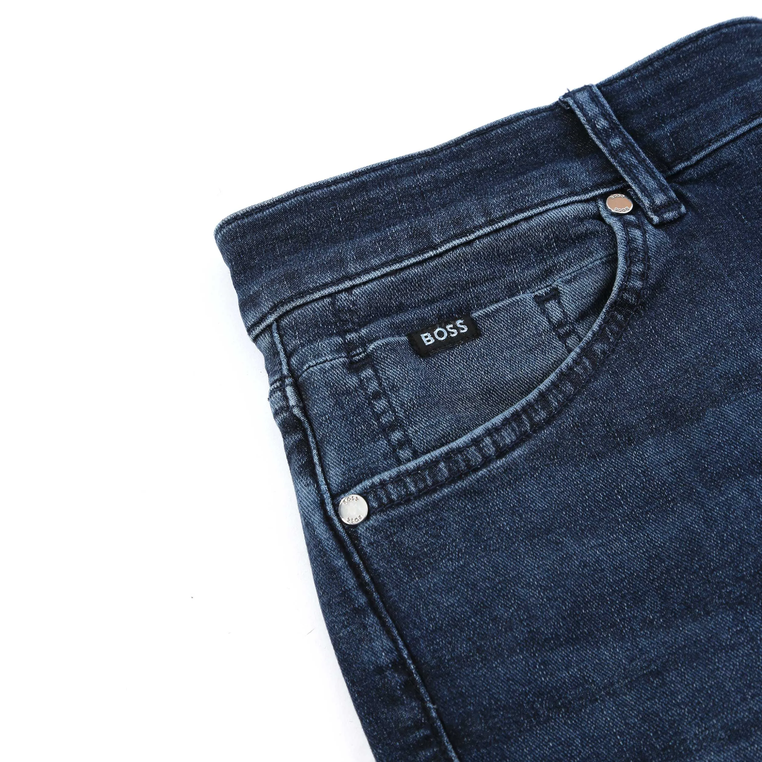 BOSS H Re Maine Jean in Dark Blue Wash