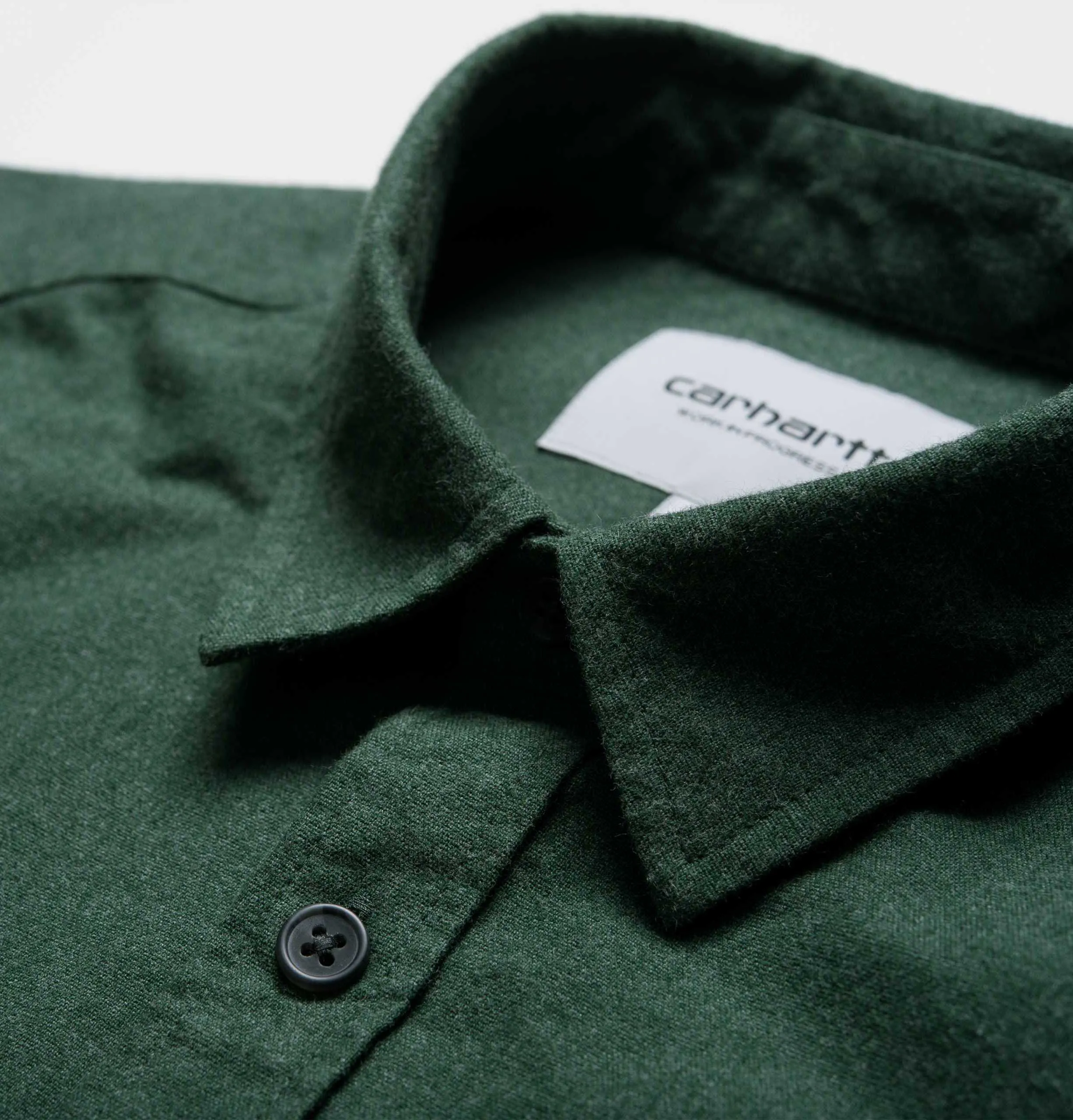 Carhartt WIP L/S Vendor Shirt – Chrome Green Heather