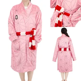 Demon Slayer Kamado Nezuko Kigurumi Robes Animal Pajamas For Adult