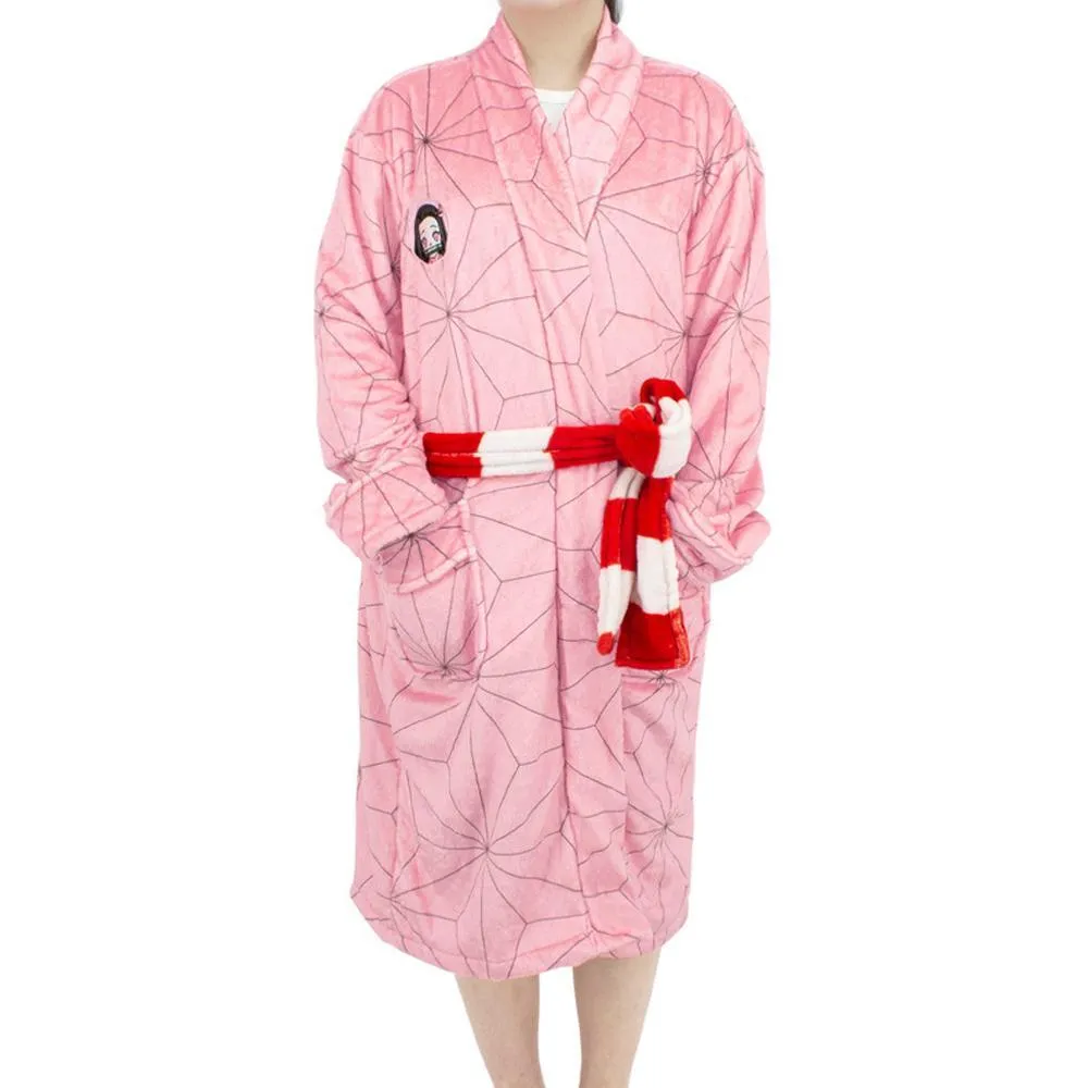 Demon Slayer Kamado Nezuko Kigurumi Robes Animal Pajamas For Adult