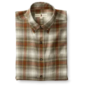 Duck Head - Walsh Plaid Flannel -Crocodile Brown