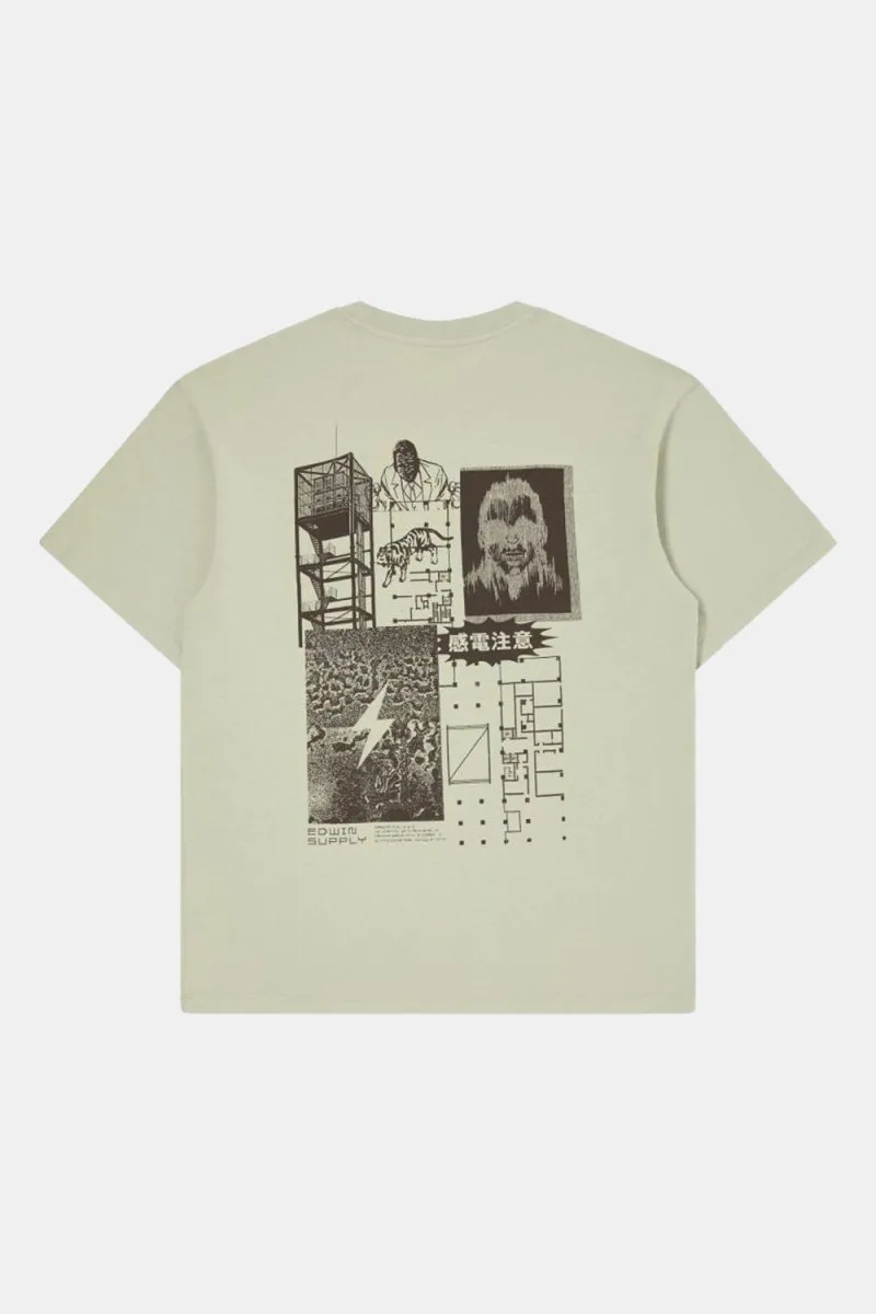 Edwin Hazardous Voltage T-Shirt (Desert Sage)