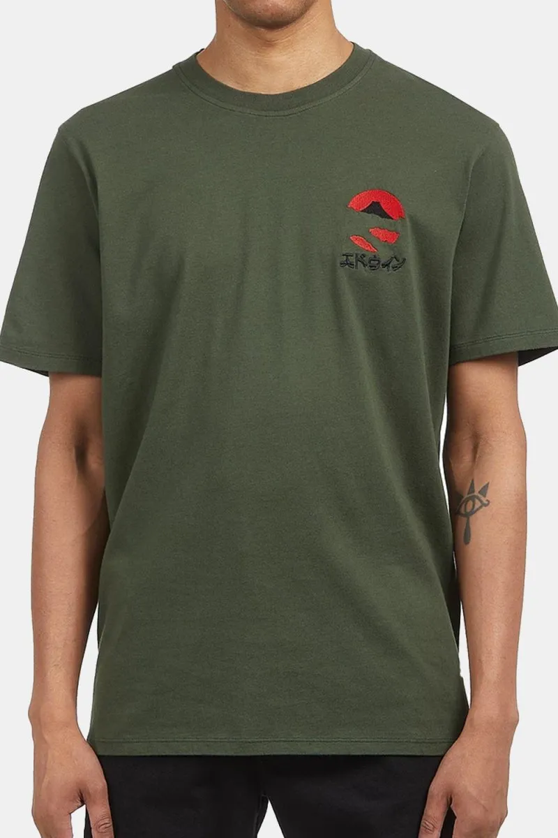 Edwin Kamifuji Chest T-Shirt (Kombu Green)