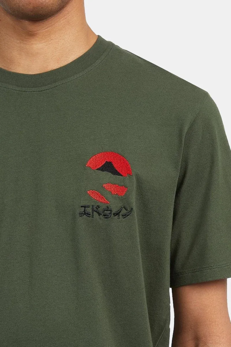 Edwin Kamifuji Chest T-Shirt (Kombu Green)