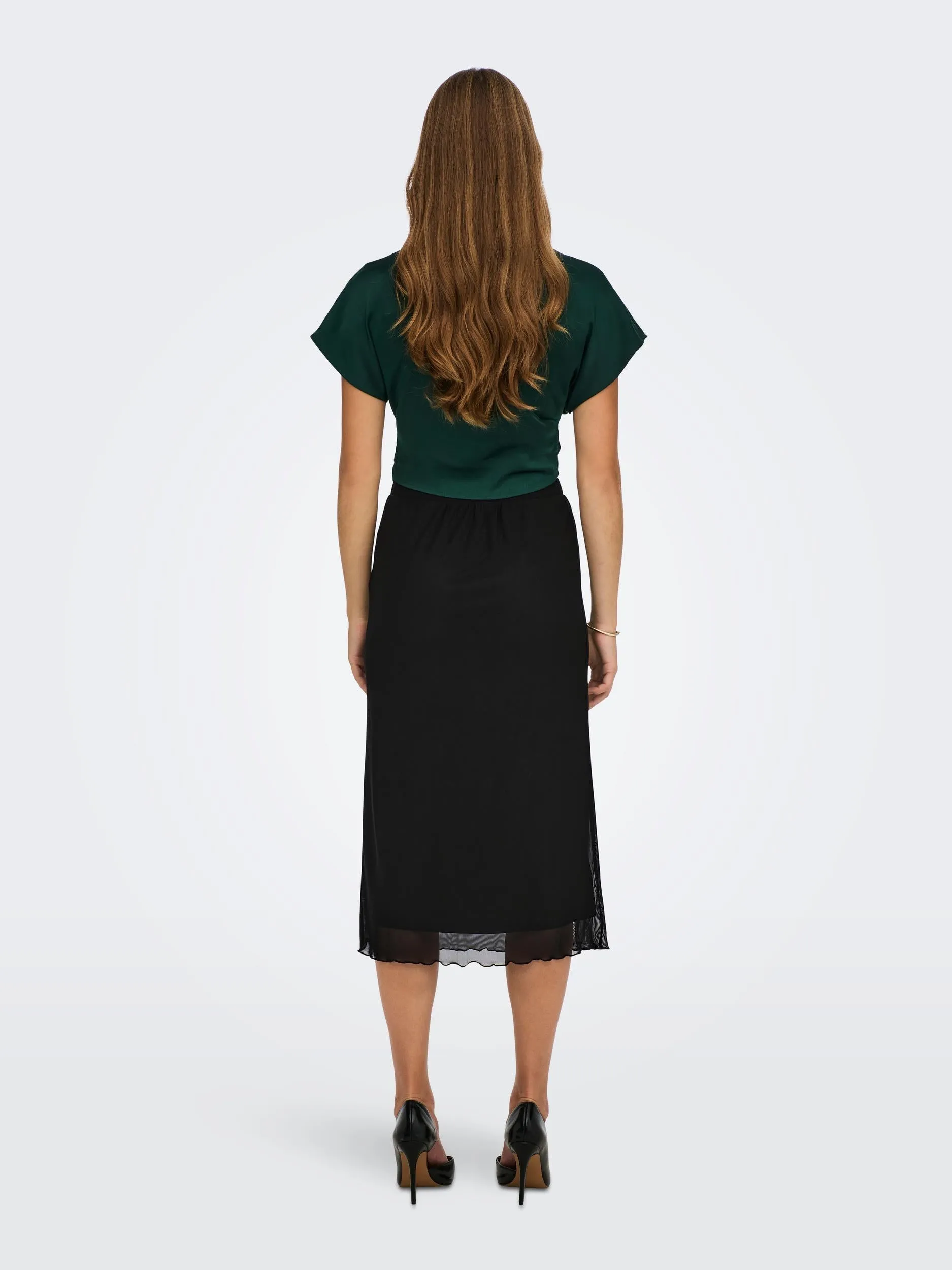 Elsa Mesh Skirt - Black