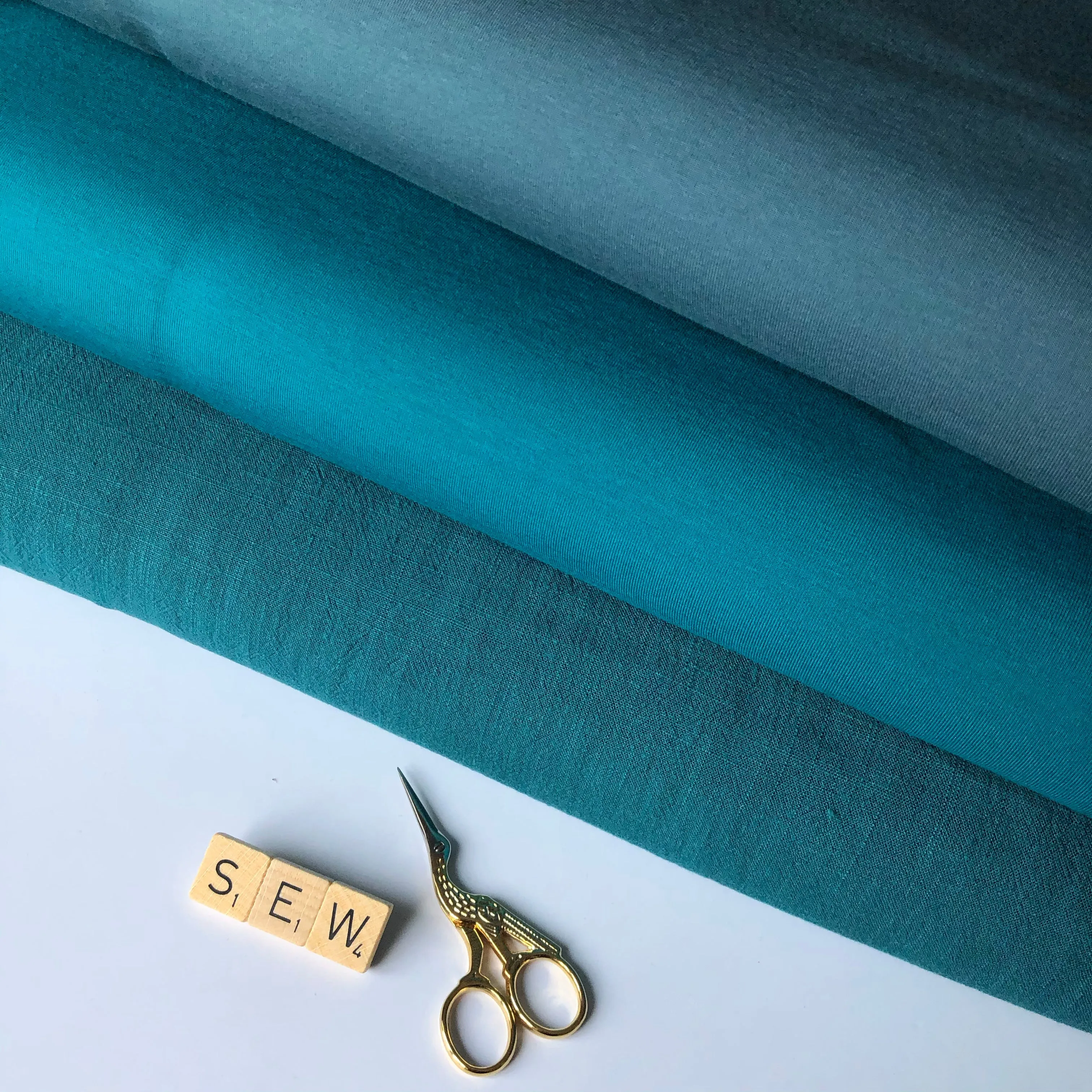 Essential Chic Teal Cotton Jersey Fabric