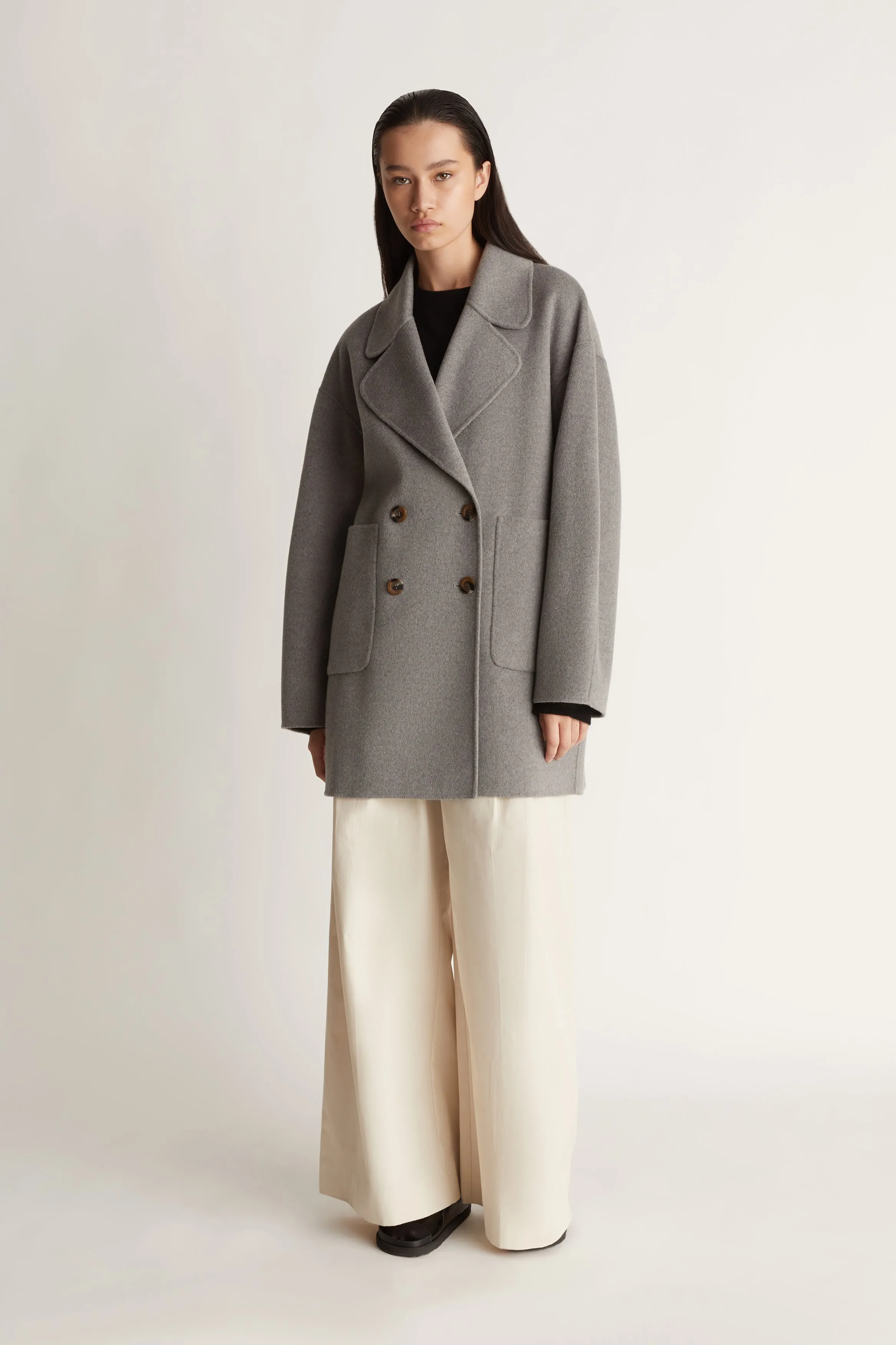 Florentine Cashmere Pea Coat