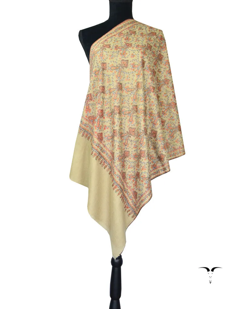 Hand Embroidered Pashmina Scarf 5297