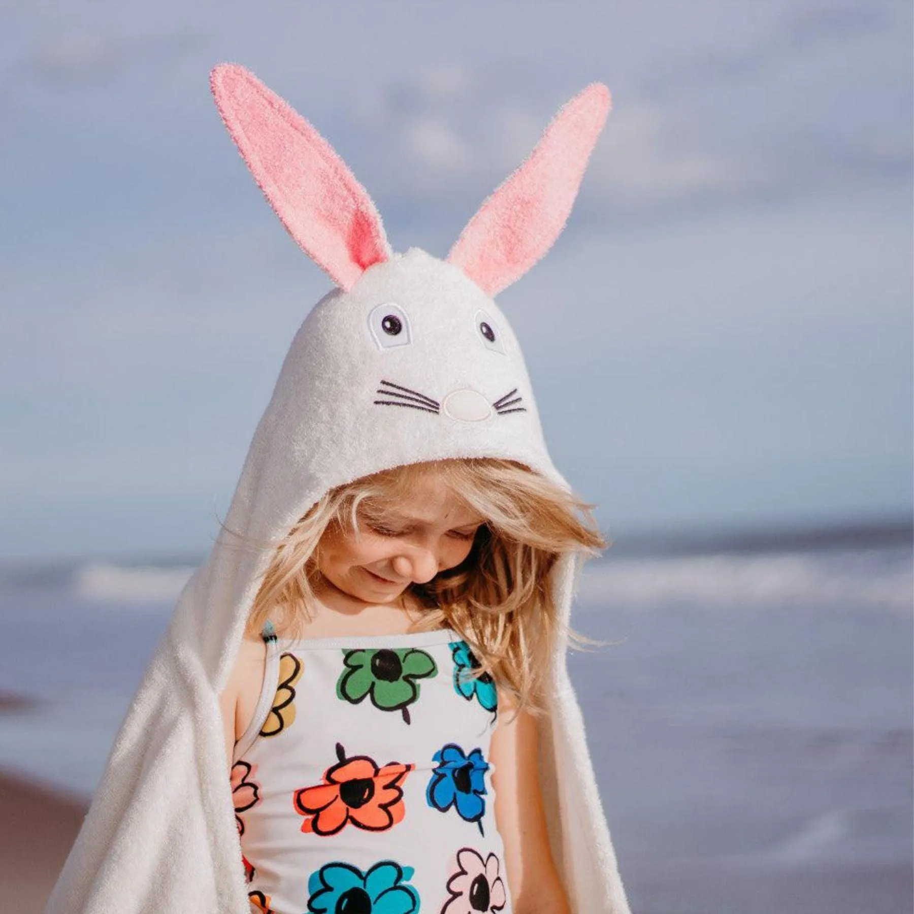 Kids Hooded Towel - Bunny