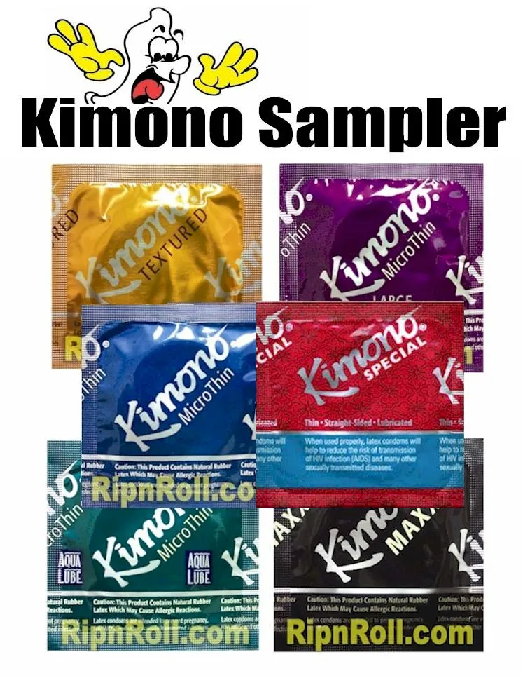 Kimono Brand Condoms Assortment Sampler from RipnRoll.com