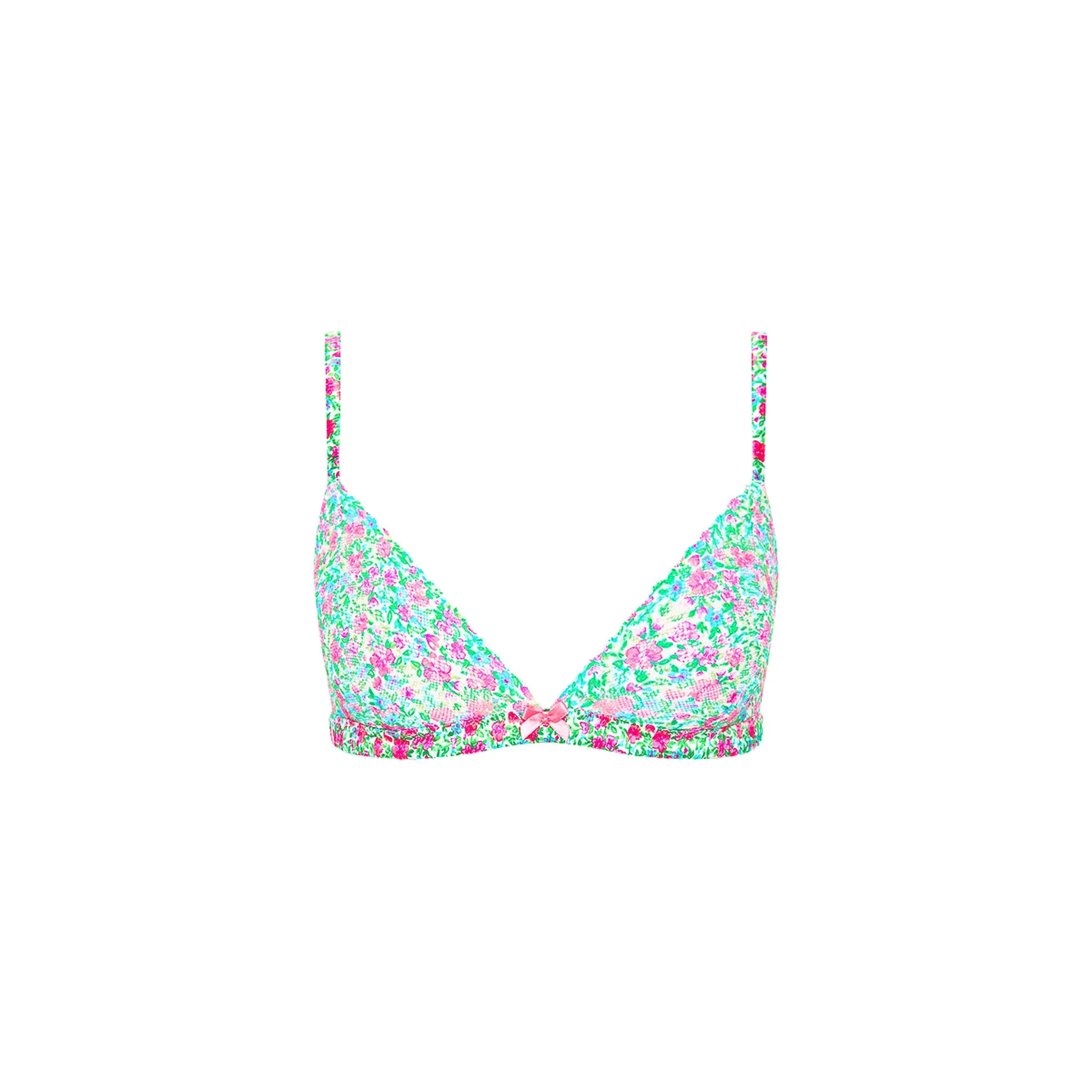 Lace Triangle Bra - Sweet Pea