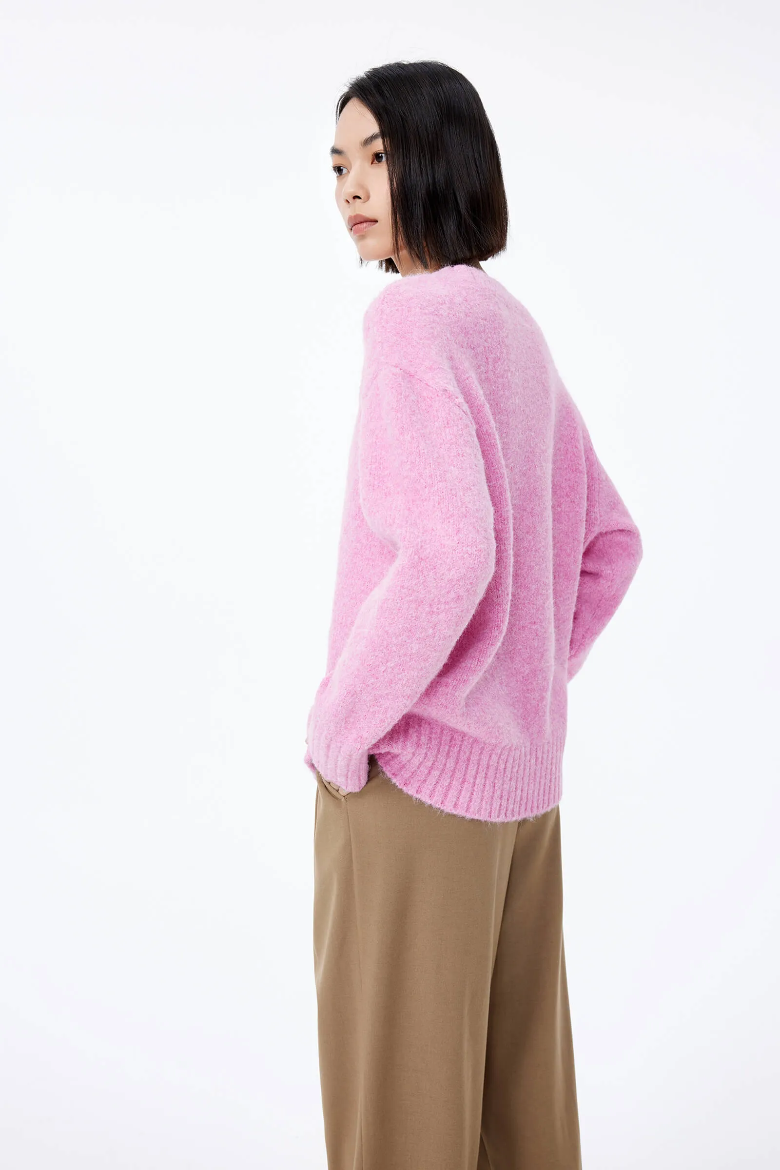 LILY Mohair Blend Knit Sweater