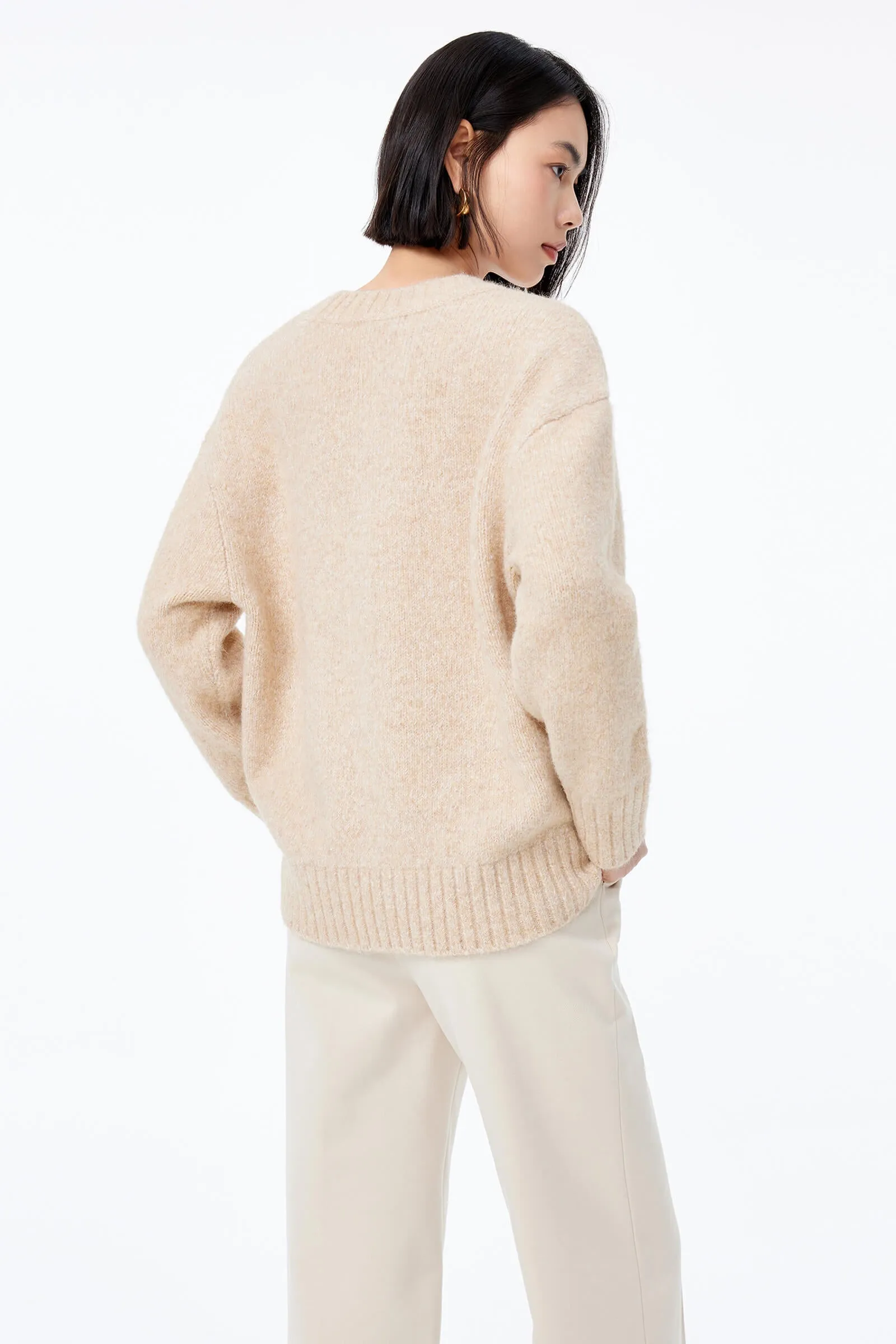 LILY Mohair Blend Knit Sweater