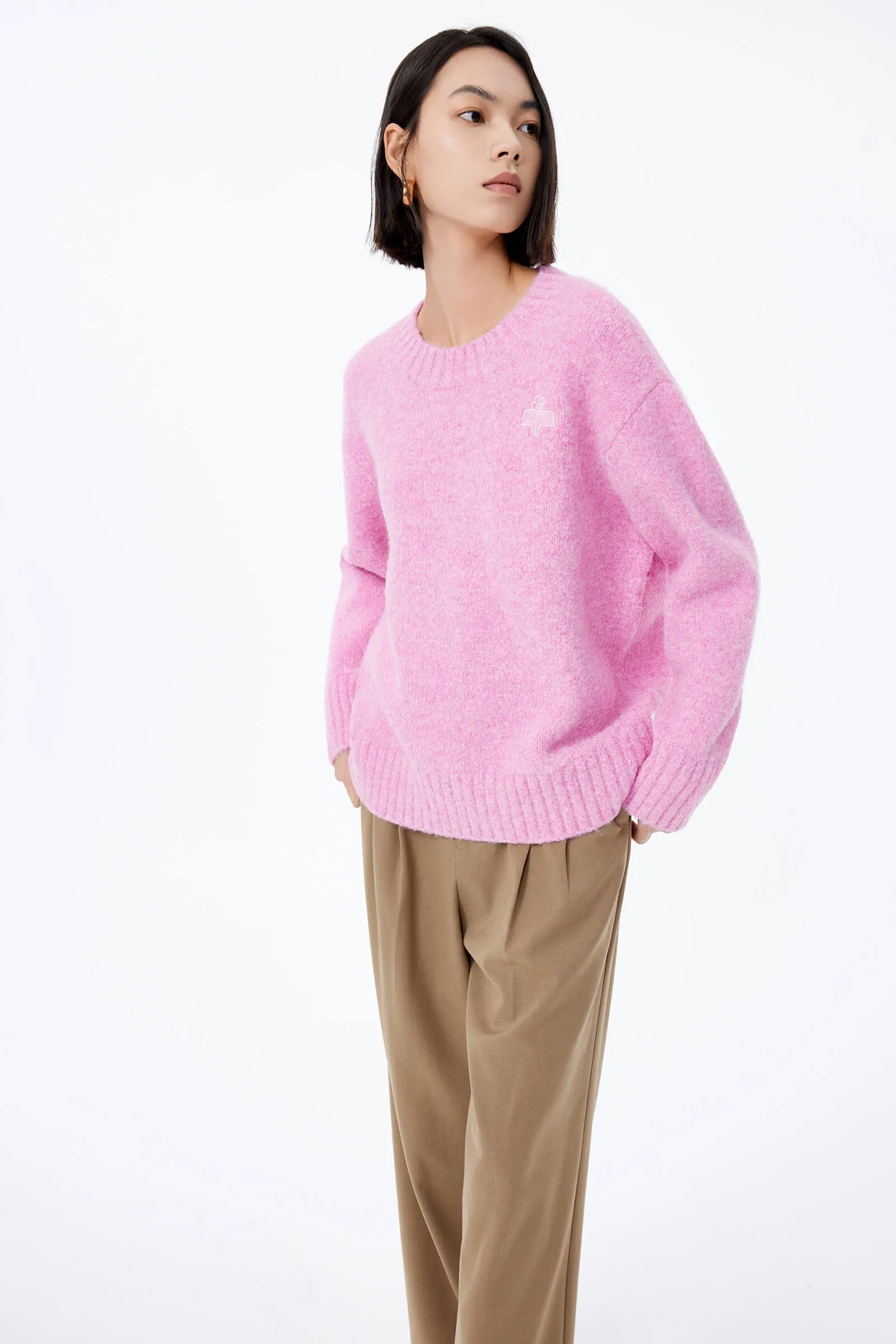 LILY Mohair Blend Knit Sweater