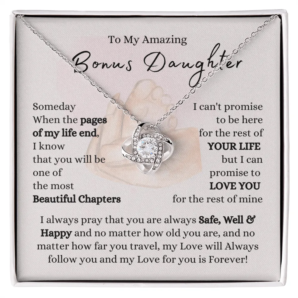 My Bonus Daughter - Love You Forever - Limited Quantity Design