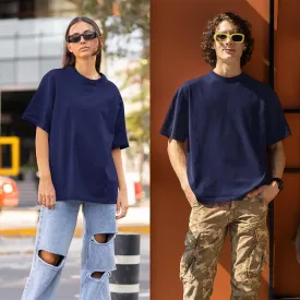 Navy Blue Oversized T shirt