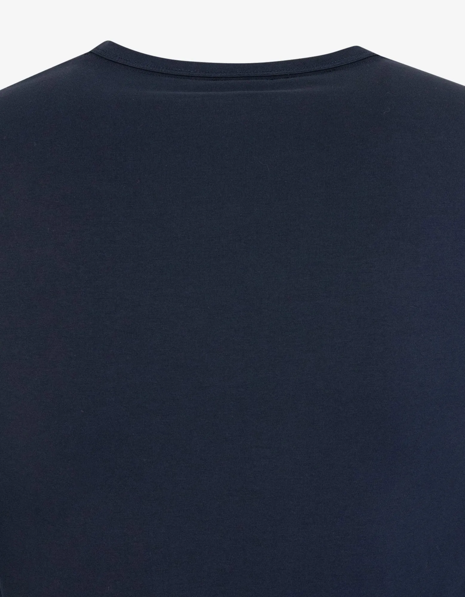 Navy Blue Stretch-Cotton Slim Fit T-Shirt