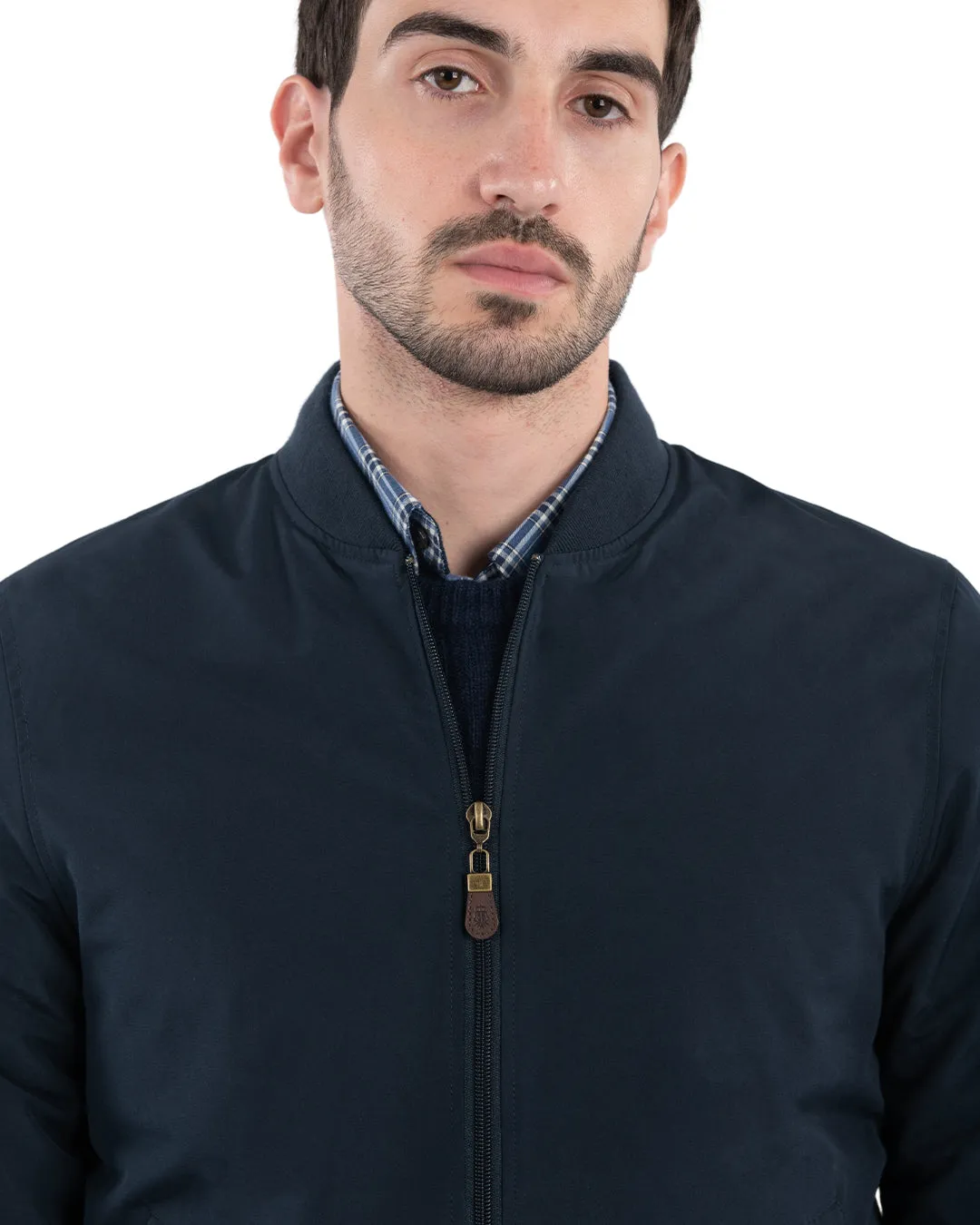 Navy Bomber Jacket