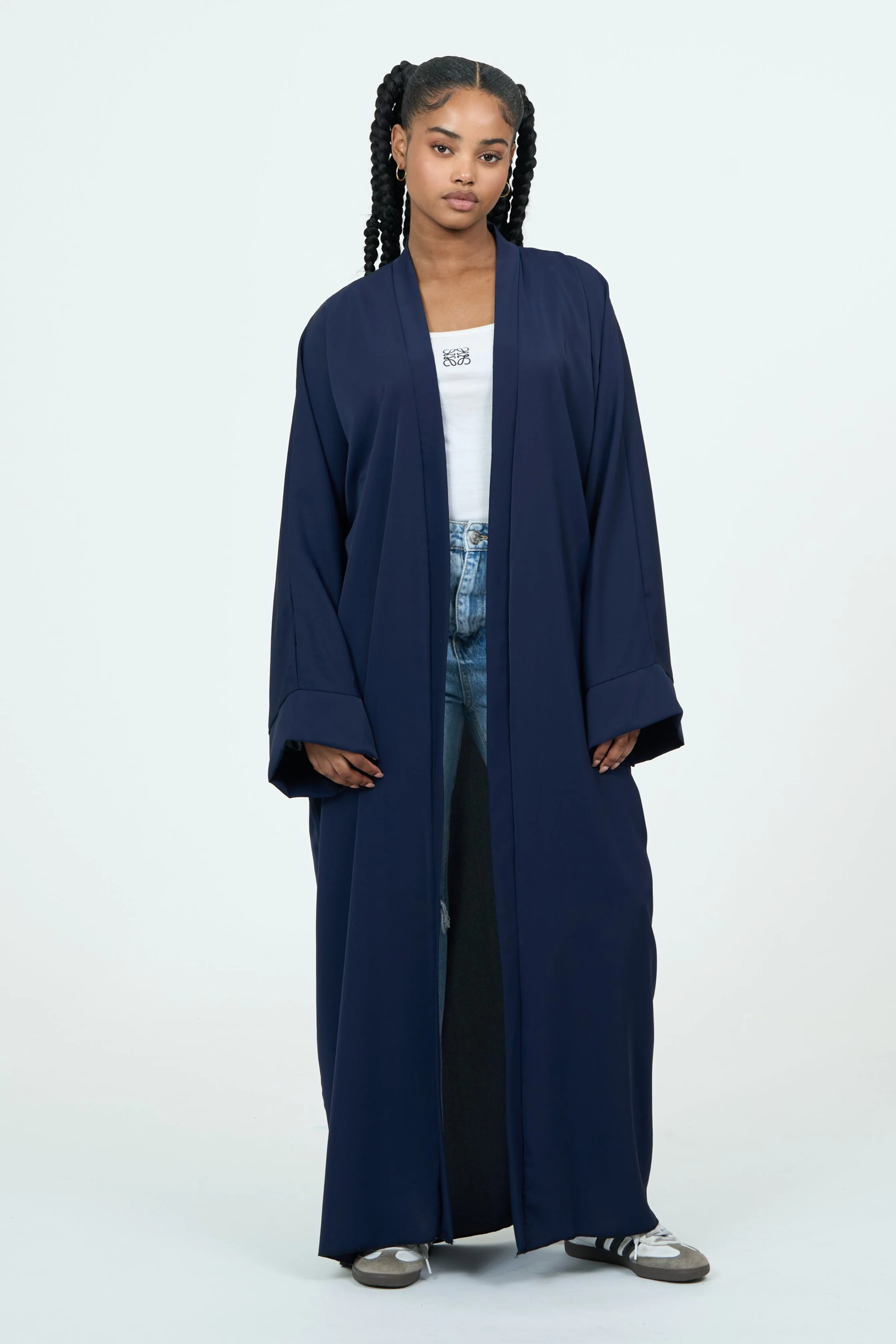 Navy Light Weight Basic Abaya