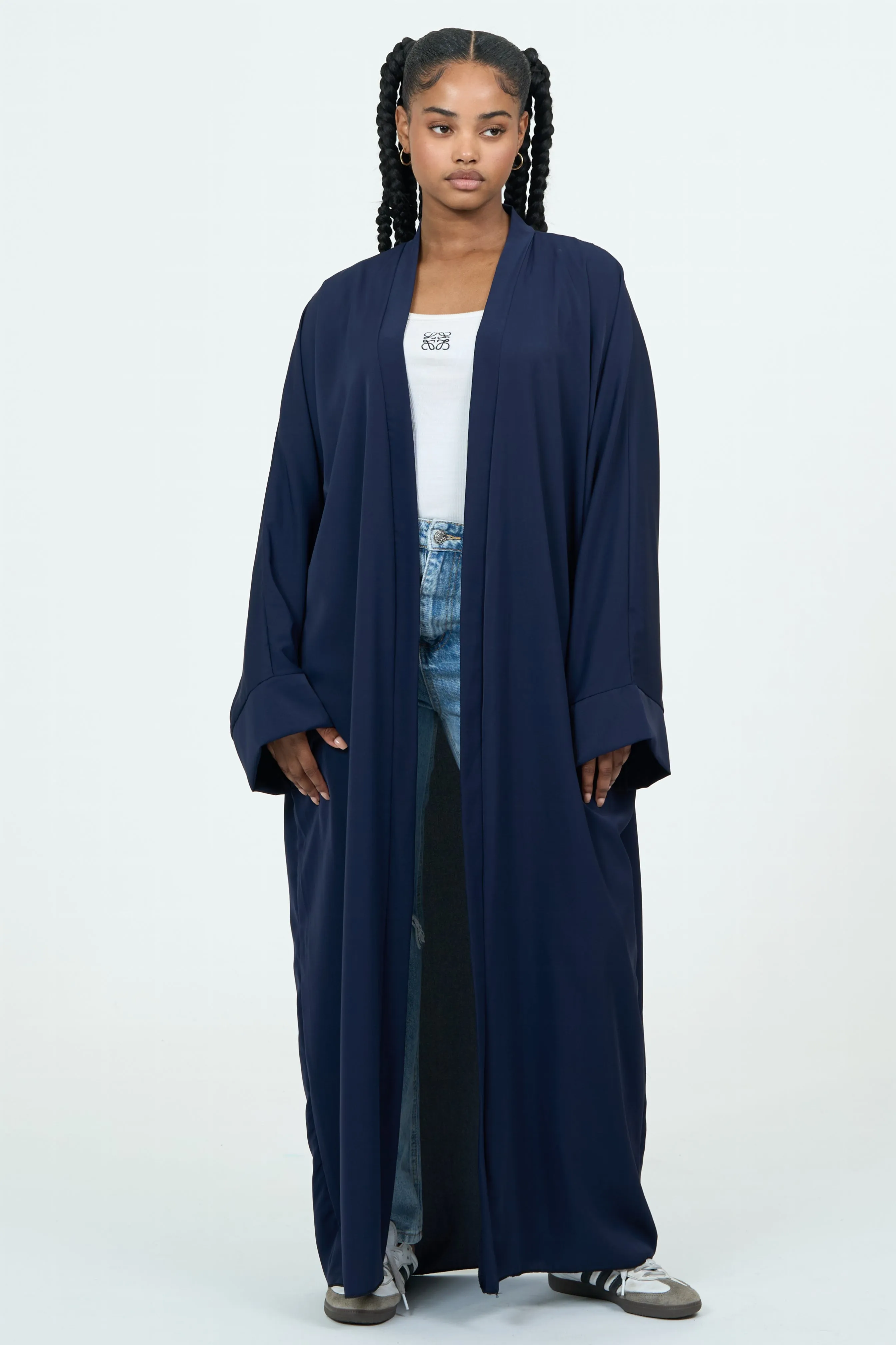 Navy Light Weight Basic Abaya