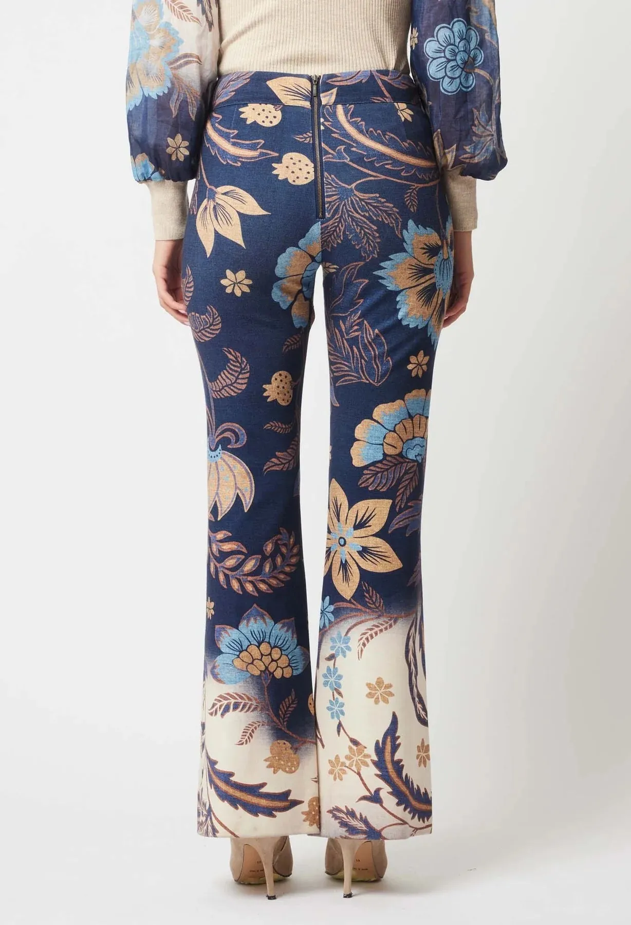 ONCE WAS GETTY PONTE PANT IN LOTUS FLOWER