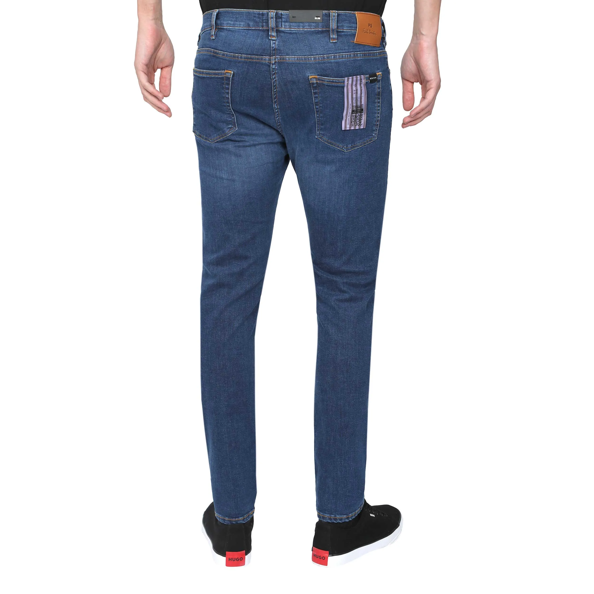 Paul Smith Organic Reflex Stretch Jean in Denim Blue