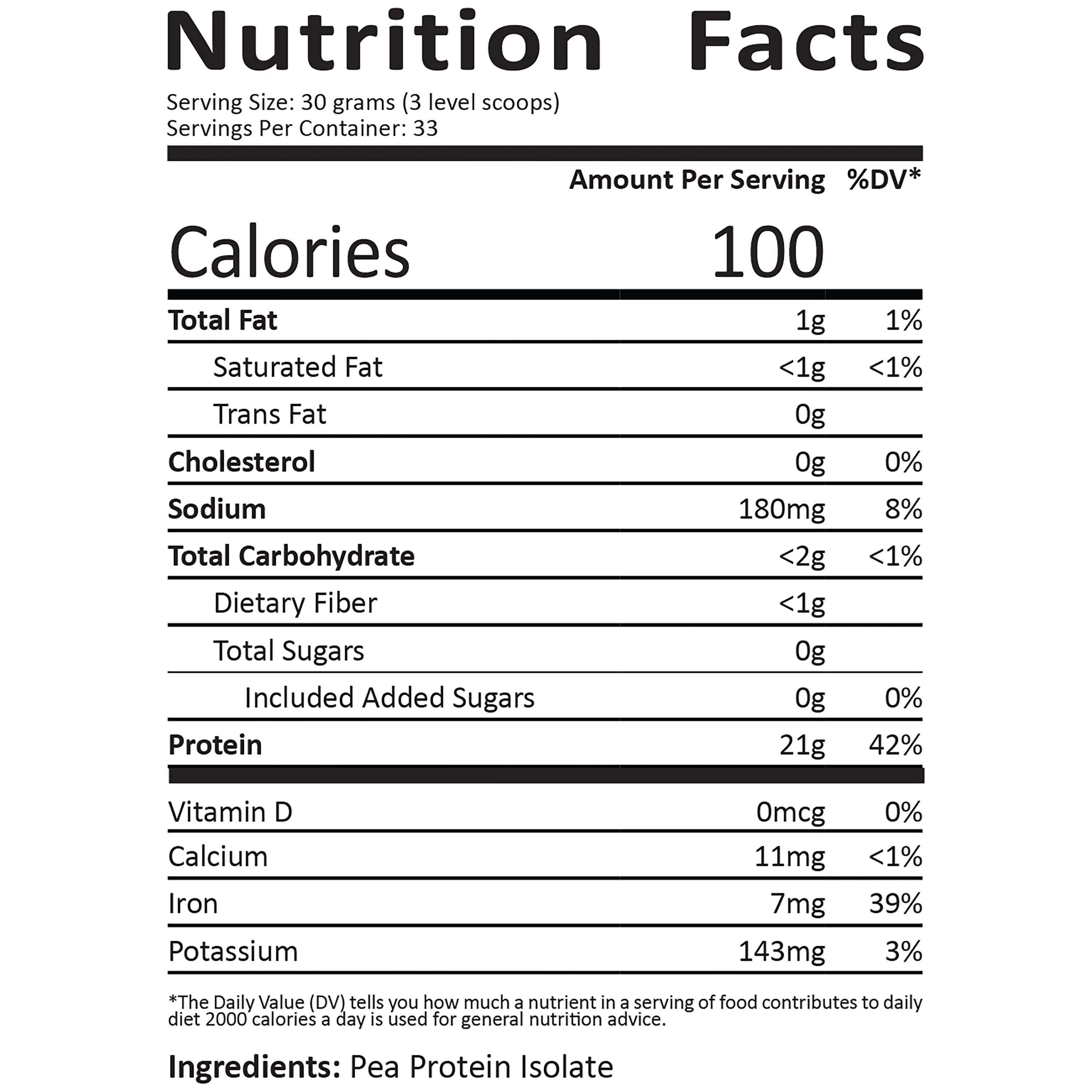 Pea Protein Isolate