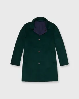 Peak Reversible Coat in Spruce/Navy