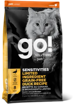 PETCUREAN GO! Sensitivities: Limited Grain-Free Duck recipe for Cats