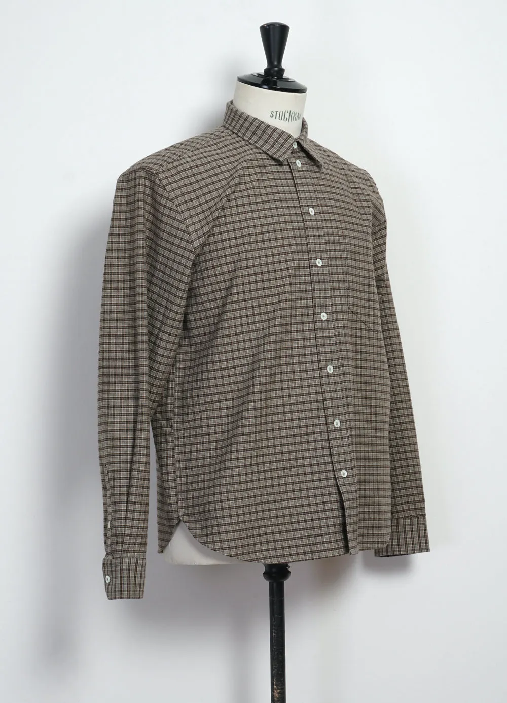 RAYMOND 28-15-6 | Relaxed Classic Shirt | Brown Green