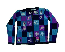 Shades Of Purple-Small Christmas Sweater