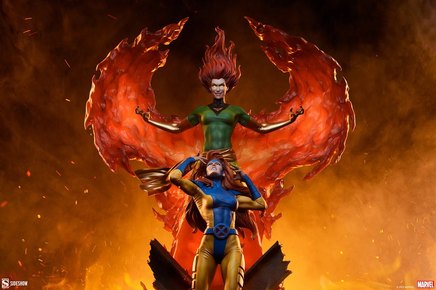 Sideshow Collectibles Marvel Comics X-Men Phoenix and Jean Grey Maquette