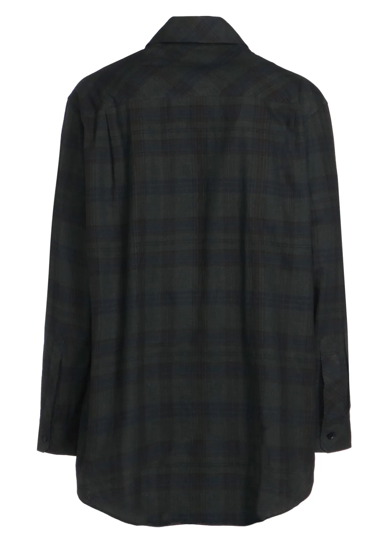 SUMI INK-DYED MADRAS PLAID SLIDER SHIRT