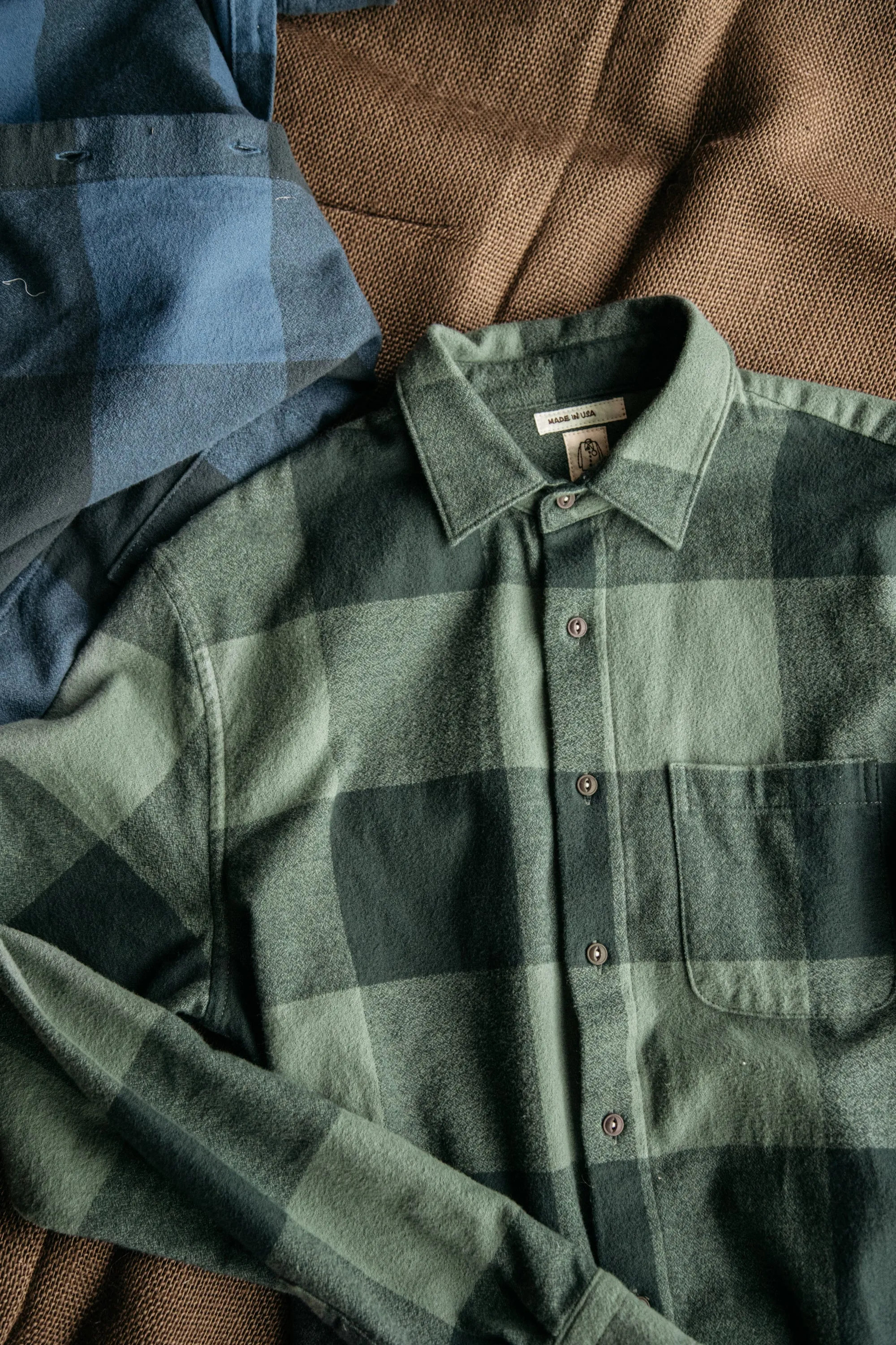 The Ripper Organic Cotton Plaid - Green Gray