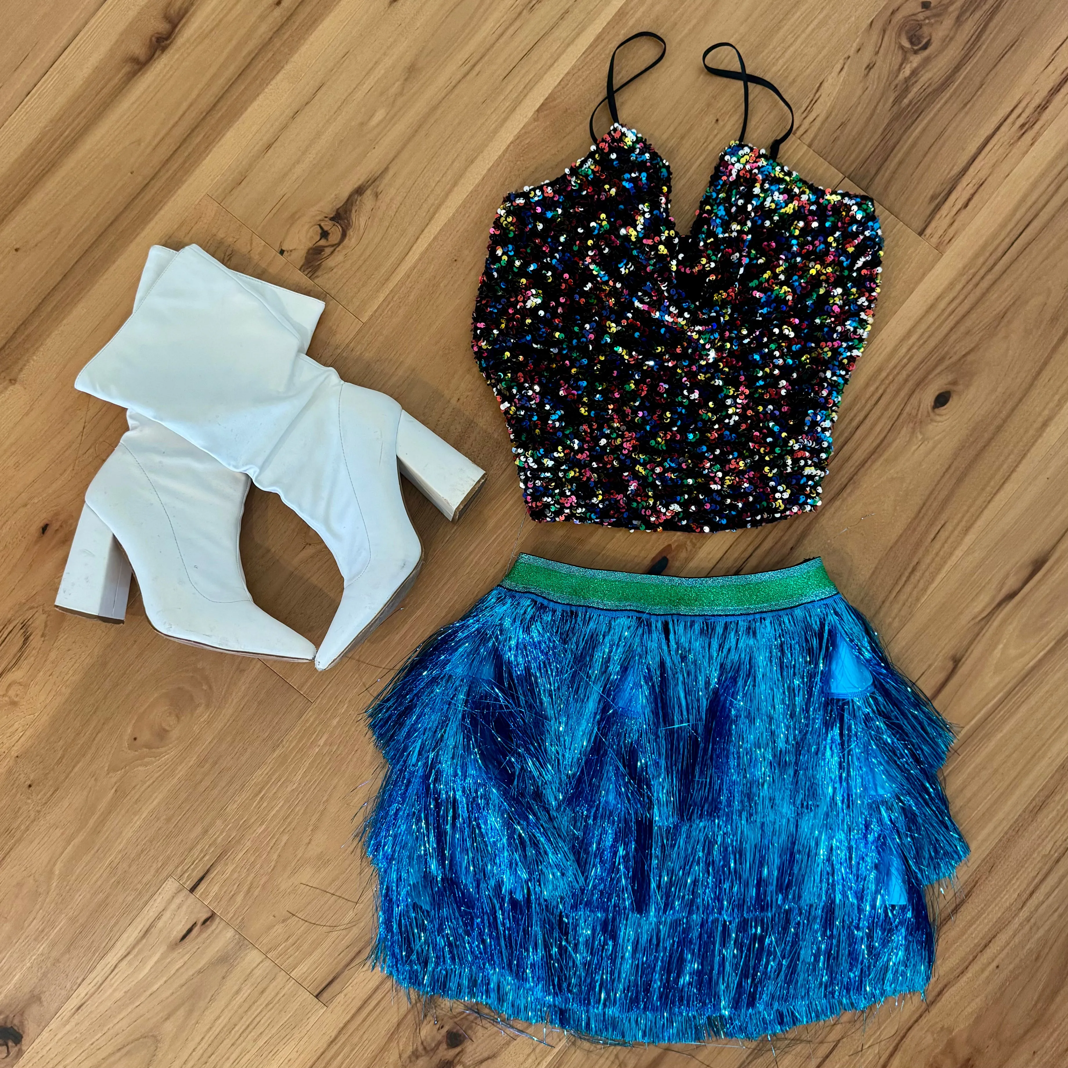 Tinsel Tier Skirt