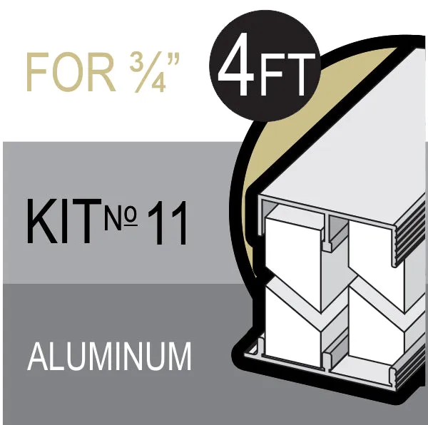 Track Assembly 11, Mill Aluminum