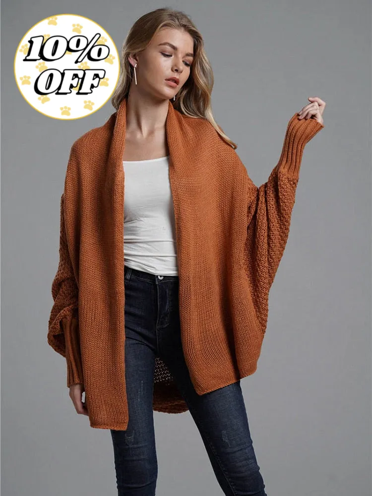 Trendy One Size Cardigan Oversized Long Sweater