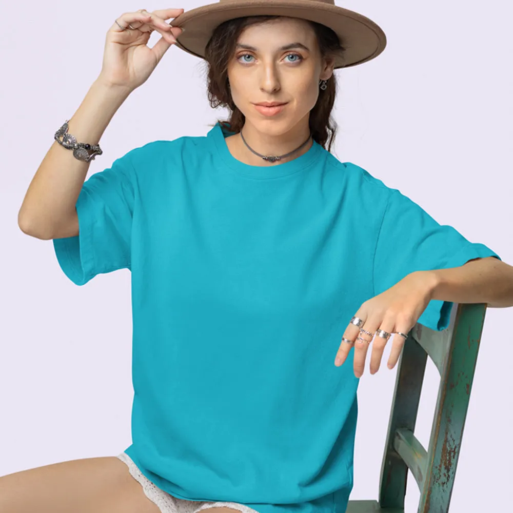 Turquoise Blue T shirt