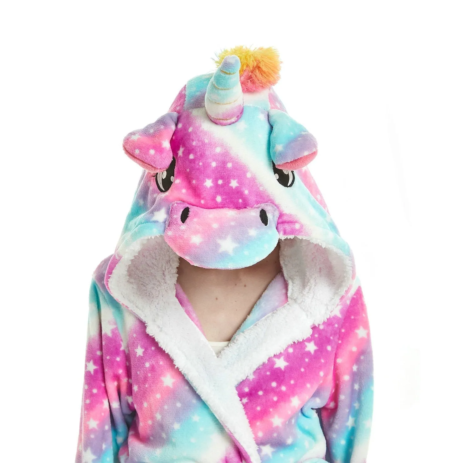 Unicorn Kigurumi Adult Animal Pajamas Softest Bath Robe