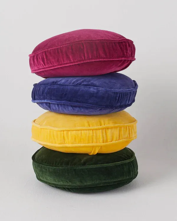 VELVET PEA CUSHION | Tumeric